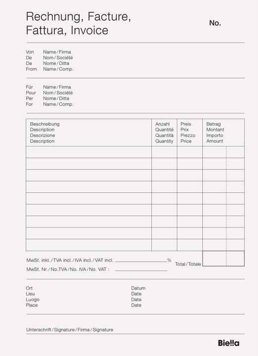 Produktbild Biella Copy Bloc (50 x)
