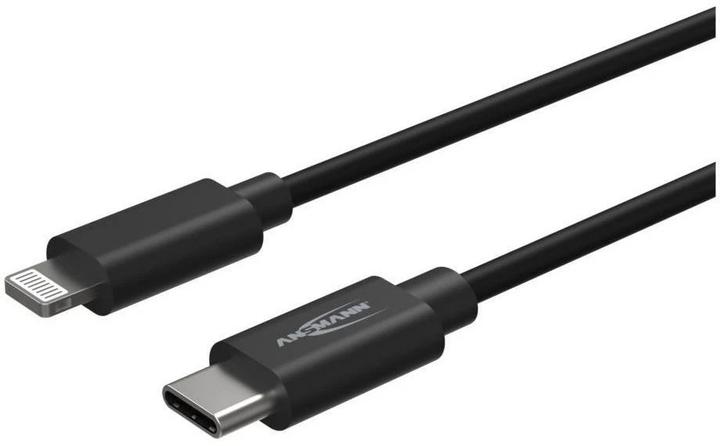 Actual product image Ansmann Type C / Lightning USB data and charging cable 120 cm (1.20 m, USB 2.0, 60 W)
