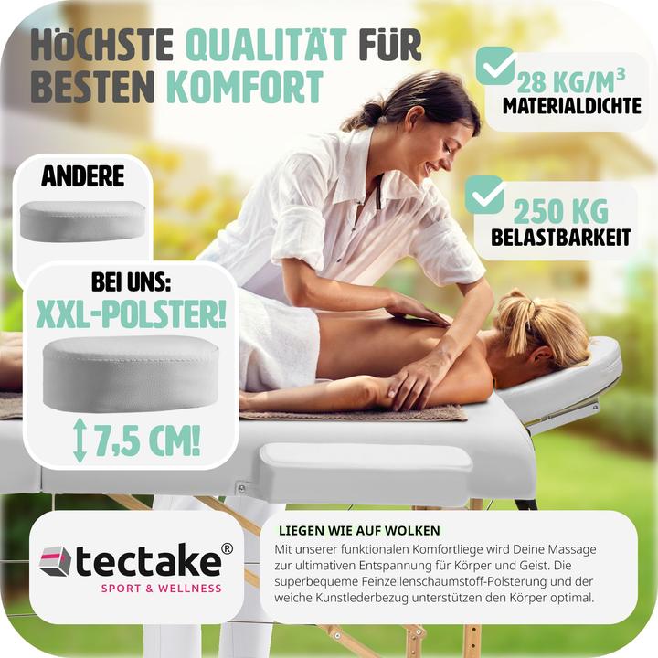 Actual product image tectake Massage table