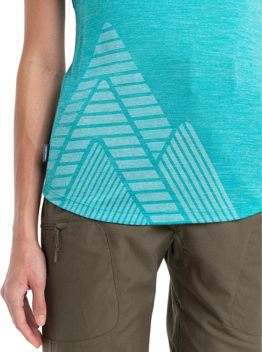 Actual product image Icebreaker Women's 125 Cool-Lite Sphere II S/S Peak Quest (XL)