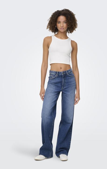 ONLY Onljuicy Hw Wide Leg Dot330 DNM Noos, donkerblauw (dark blue denim), 28W / 32L ONLY Onljuicy Hw Wide Leg Dot330 DNM Noos, donkerblauw (dark blue denim), 28W / 32L