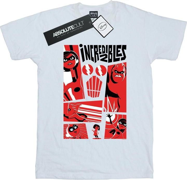 Immagine prodotto Disney The Incredibles Collage Maglietta Ampia Donna (3XL)