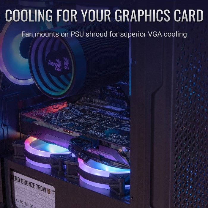 Actual product image AeroCool Mini Trinity (mATX)