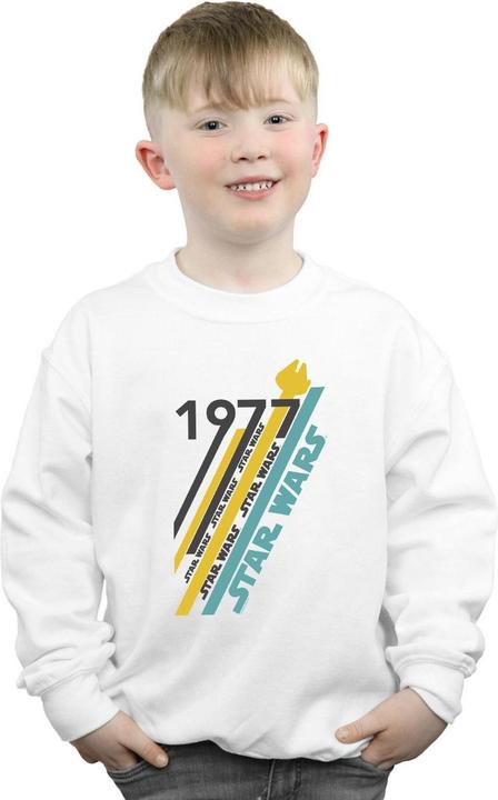 Produktbild Star Wars Retro 77 Stripes Sweatshirt Jungen (128)