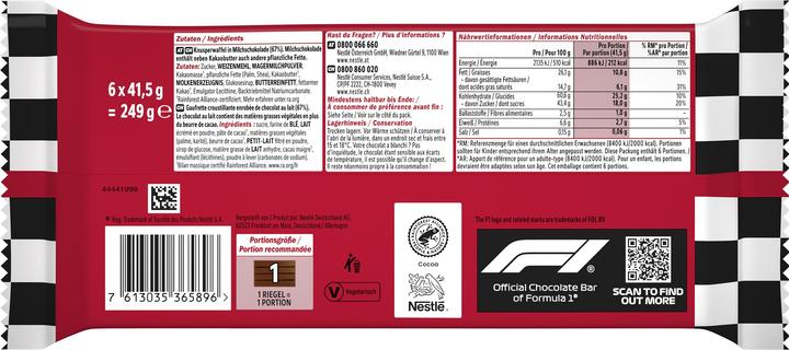 Actual product image Nestlé Chocolate Bars (256 g)