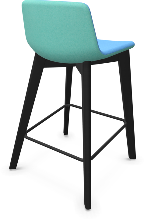 Light blue, Mint, Black, Ash stained black