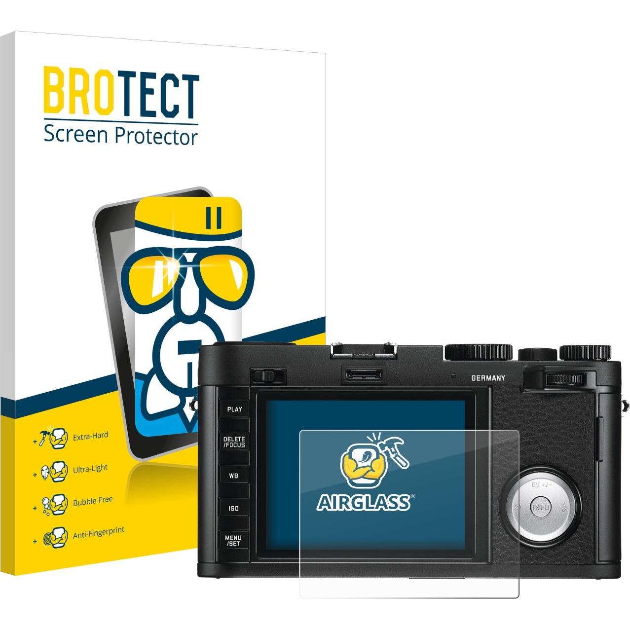 BROTECT AirGlass Panzerglasfolie (Displayschutz, X Vario), Kameraschutz