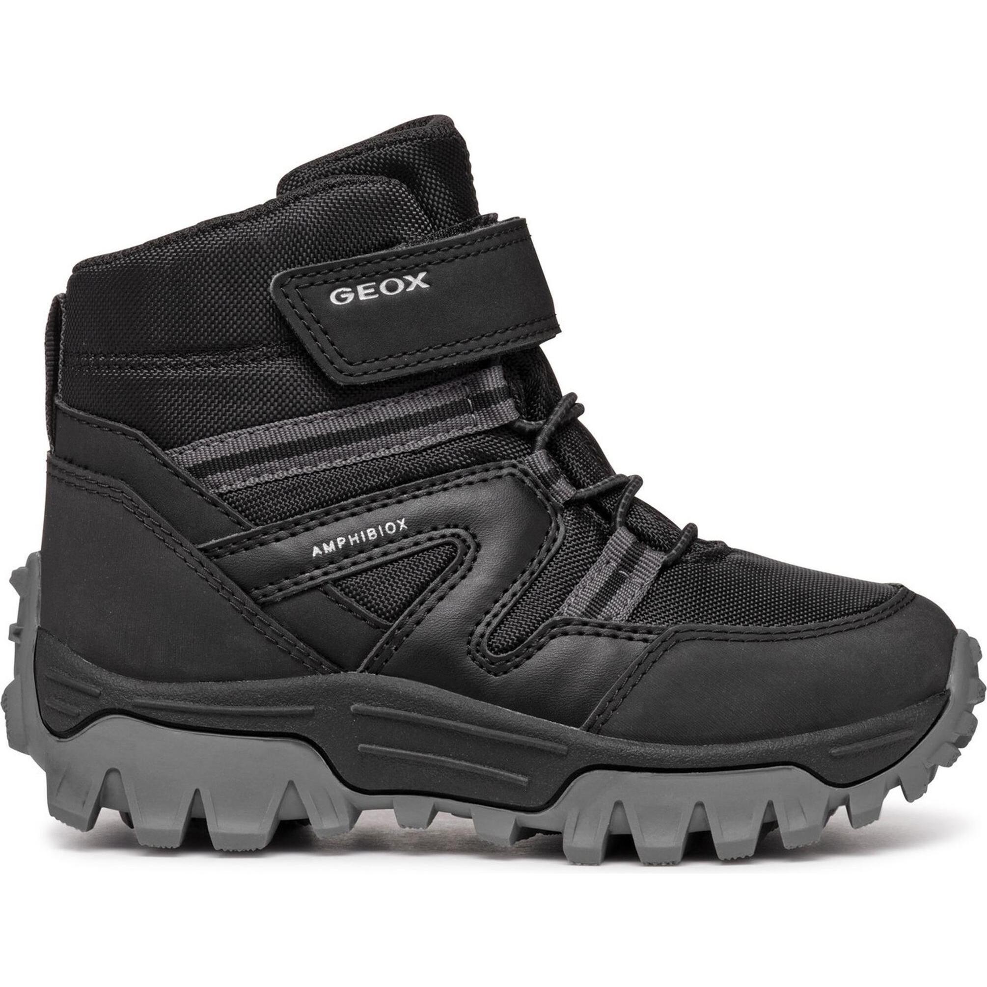 Geox, Herren, Boots + Stiefel, Himalaya, Schwarz, (34)