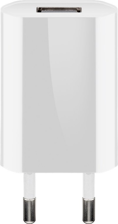 Actual product image Goobay USB A Charger Slim with Apple Lightning Cable (5 W)