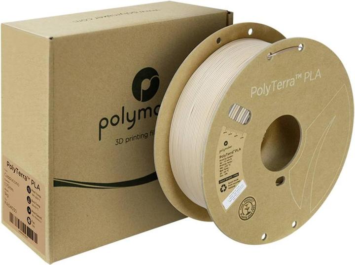 Image du produit Polymaker PolyTerra PLA Cappuccino 1.75 mm 1.000 g (PLA, 1.75 mm, 1000 g, Marron)