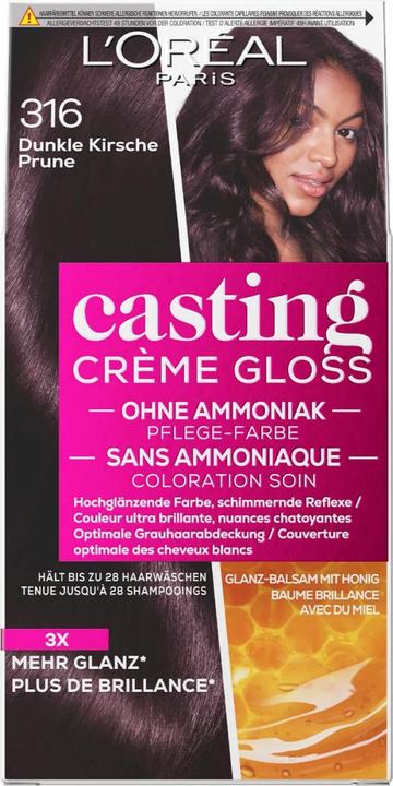 Immagine prodotto L'Oréal Paris Colata di Crème Gloss (316 Ciliegia Scura)