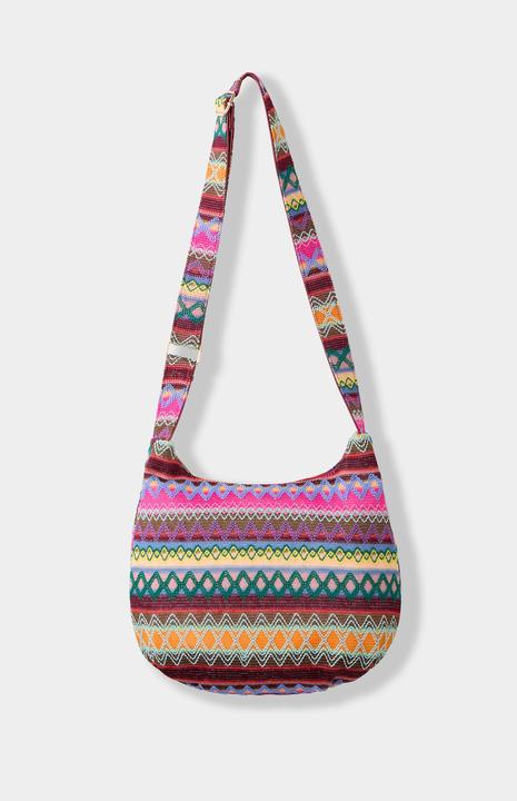 Immagine prodotto Joe Browns Knitted Boho Bag with Striped Design and Adjustable Strap