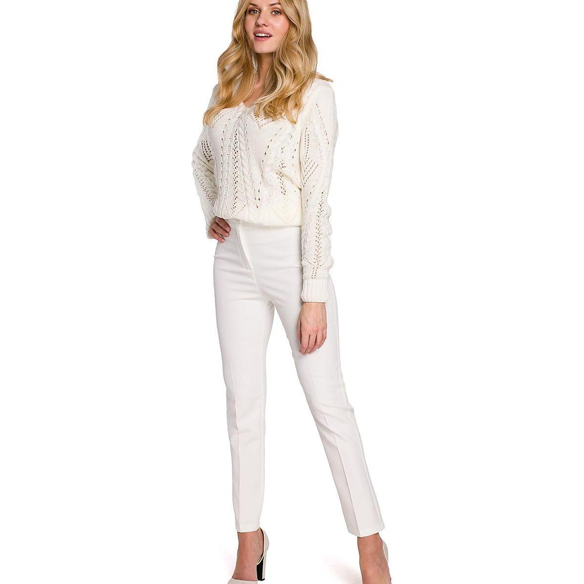 Makover, Damen, Hosen, Damen Hose, Beige, (S)