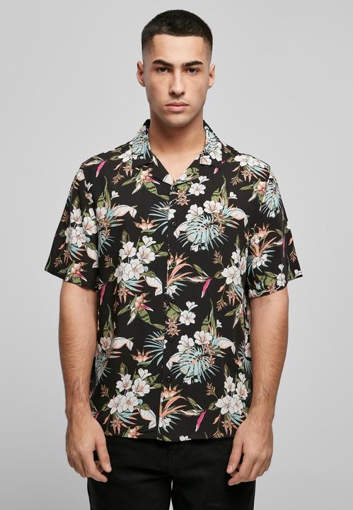 Produktbild Urban Classics Viscose AOP Resort Shirt (S)