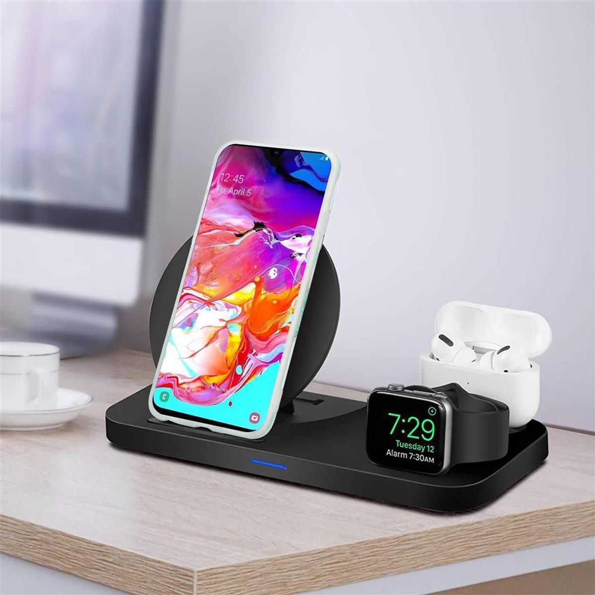 Thumbnail - Cadorabo IMD TPU Bunter Marmor Cover (Samsung Galaxy A70), Smartphone Hülle, Grün