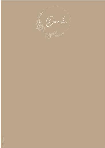 Artoz Paper Design Thank You Wildflower (90 g/m², 5x)