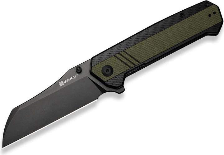 Actual product image Sencut Draxor G10 Green & Black (9.40 cm)