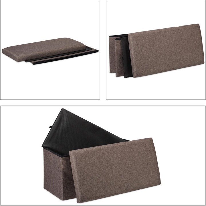 Image du produit Relaxdays Banquette de rangement (76.50 cm)