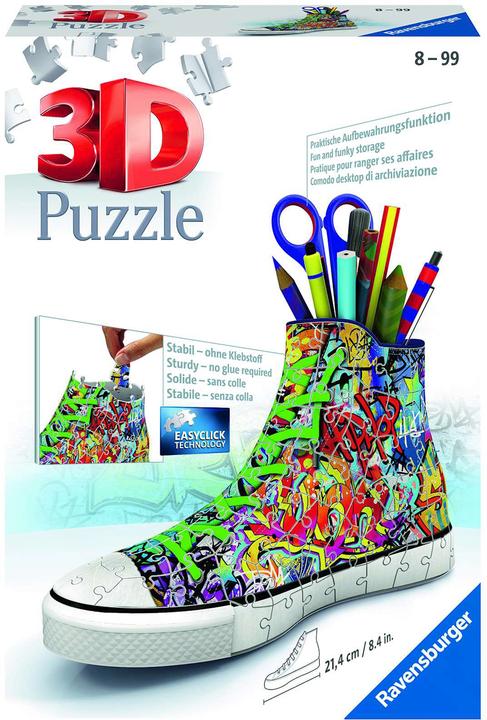 Produktbild Ravensburger 3D - Sneakers Graffiti (108 Teile)