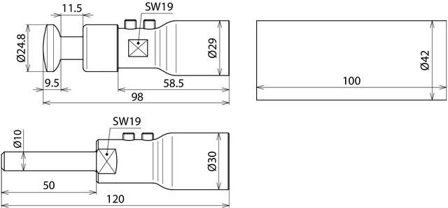 Image du produit Dehn HVI P LO ASS 27 Kit de connexion avec matériel de montage p. Ligne HVI-power long (Set)
