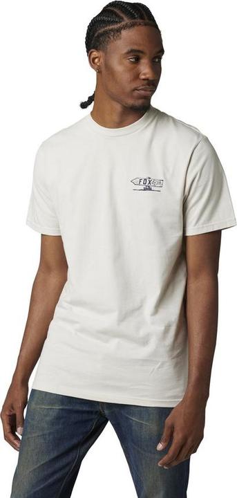 Actual product image Fox Tee 22 Net New Ss Prem Vin Wht S (S)
