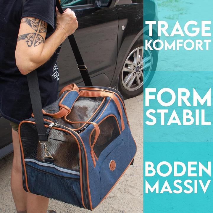 Image du produit Hund ist König Sac pour chien (Chien, Réflecteurs, Pliable, Respirant, Fermeture de sécurité, Verrouillable, Lavable)