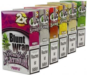 Blunt Wraps Double Platinum French Vanilla 2 in 1