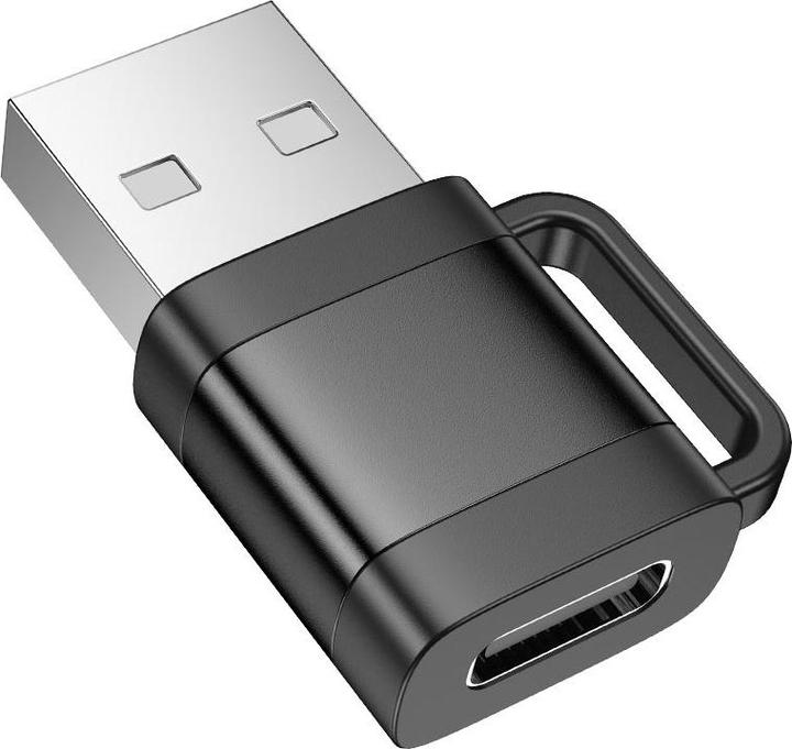 Image du produit Hoco Cable adapter OTG USB A (male) to Type C (female) 3A UA31D black (USB-A, USB-C)