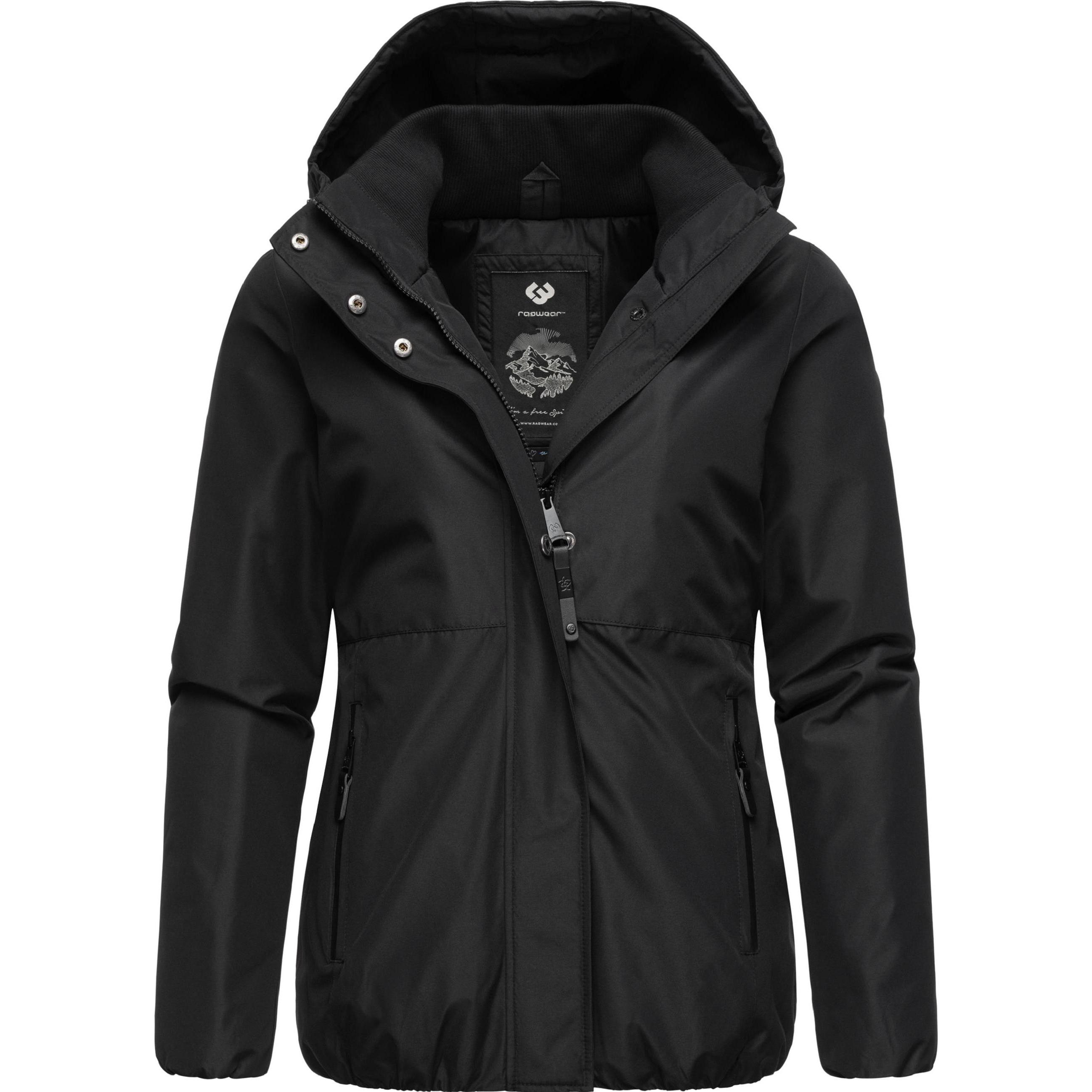 Ragwear, Damen, Jacke, Sunniva (XL), Schwarz, XL