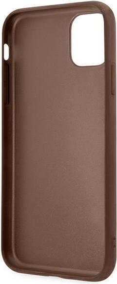Produktbild Guess GUHCN61G4GFBR iPhone 11 6,1" brązowy/brown hard case 4G Metal Gold Logo (Apple iPhone 11)