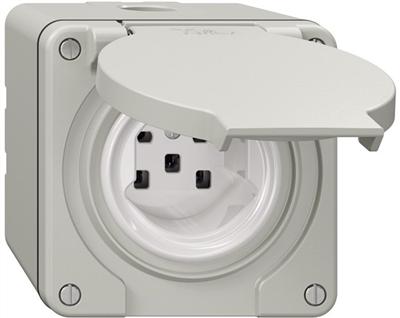 Immagine prodotto Feller Presa tipo 25 umido IP55/21 grigio