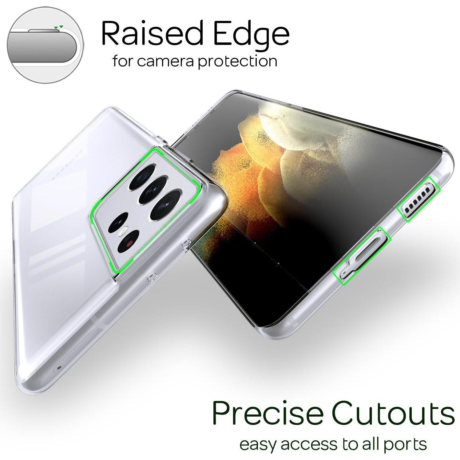 Thumbnail - Nalia Handyhülle (Samsung Galaxy S21 Ultra), Smartphone Hülle, Transparent