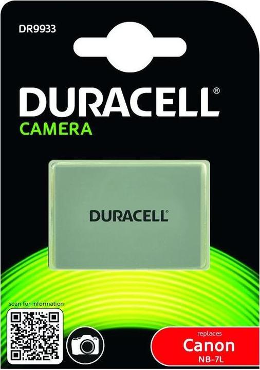 Produktbild Duracell Lithium-Ionen-Akku NB-7L, 1000 mAh (Kamera Akku)