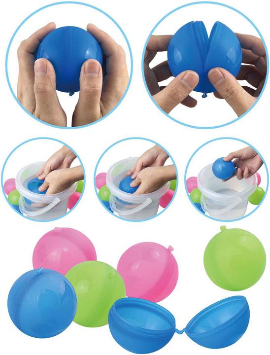 Actual product image Playfun Nachfüllbare Wasserbälle von, 6 Stk. (6 x)