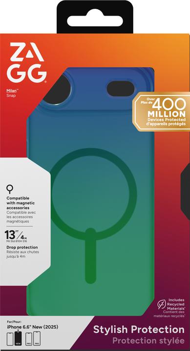 Immagine prodotto Zagg Case für Apple iPhone Air Milan Snap raven feather (Apple iPhone 17)