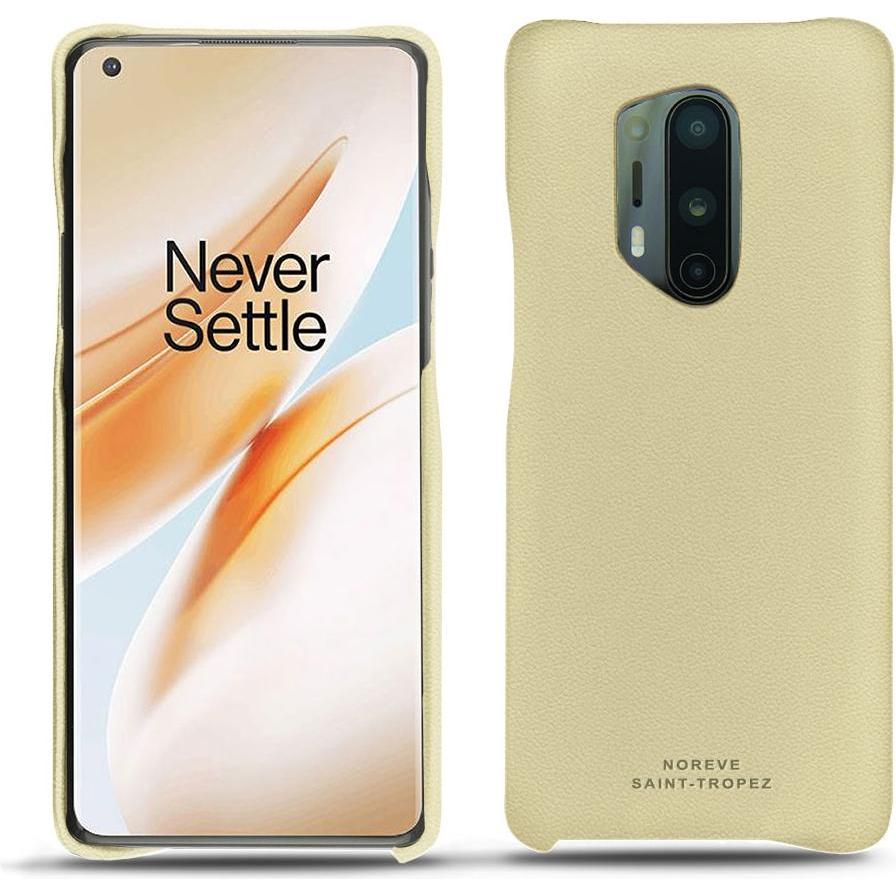 Noreve Lederschutzhülle (OnePlus 8 Pro), Smartphone Hülle, Beige