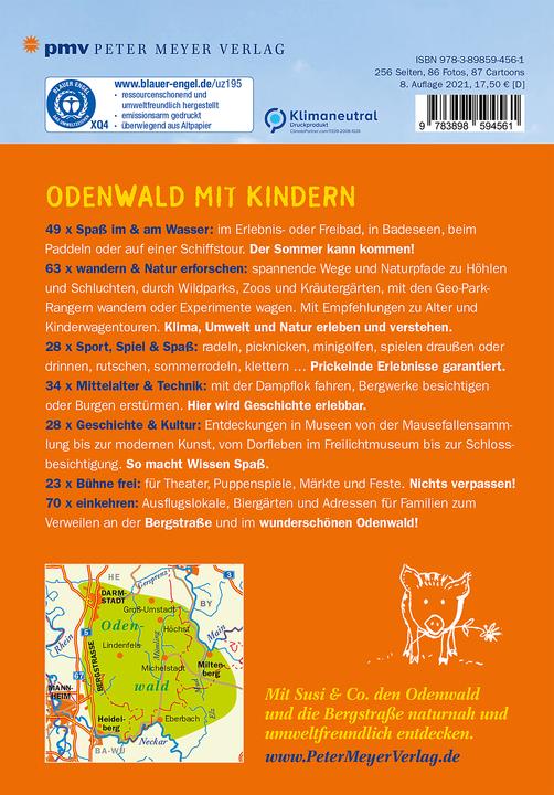 Produktbild Odenwald mit Kindern (Deutsch, Annette Sievers, 2021)