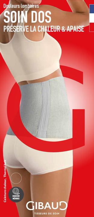 Actual product image Gibaud CHALEUR Nierenwärmer S 25cm ecru (S)