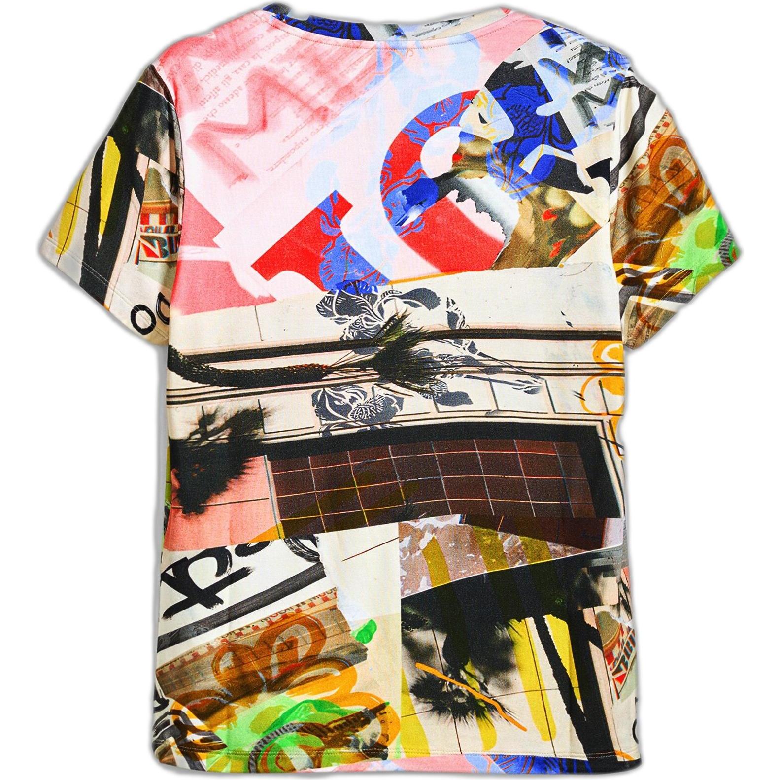 Desigual, Damen, Shirt, Collage, Mehrfarbig, (M)