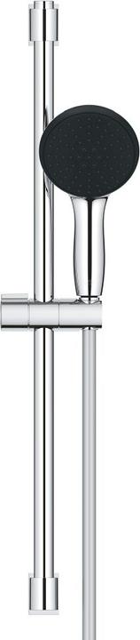 Actual product image Grohe Vitalio Start 110 QuickFix shower rail set, glue or drill, Watersaving Plus, length 600mm, 2 pcs. (2 Beam types, 5.60 l/min)