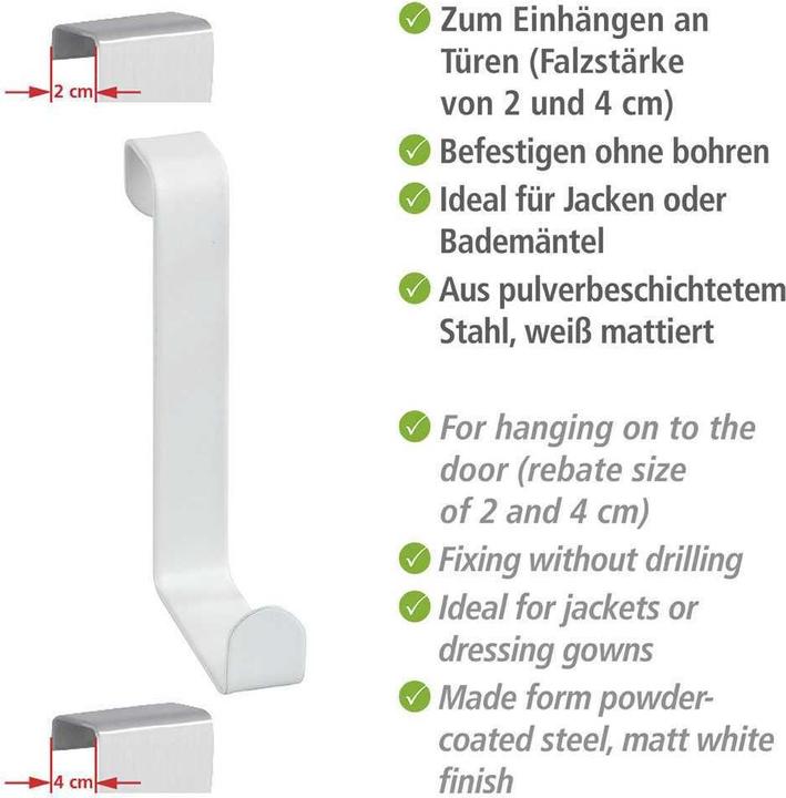 Image du produit Wenko Patère de porte