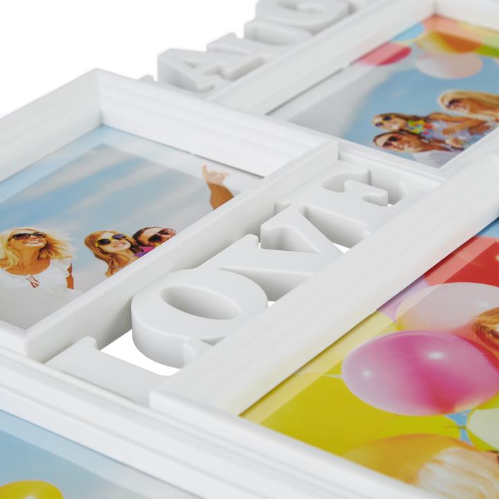 Image du produit Relaxdays Cadre photos Live Love Laugh (10 x 15 cm, 10 x 10 cm, 18 x 13 cm)