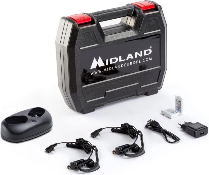Produktbild Midland XT50 Adventure Funkgeräte schwarz/silber (8 km)