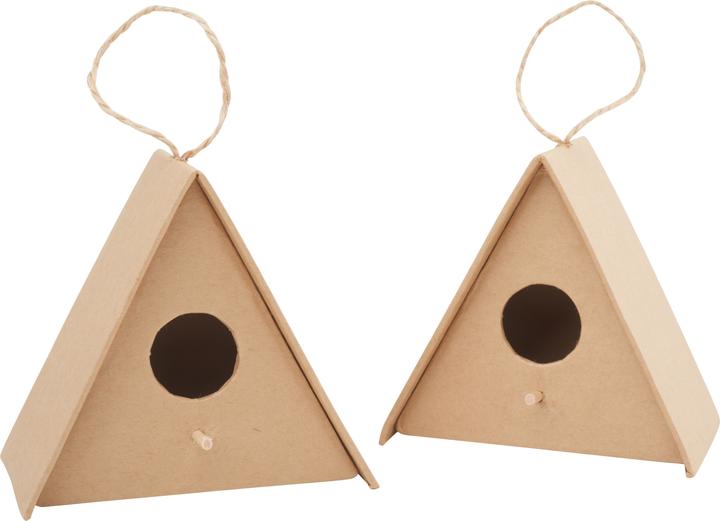 Actual product image VBS Decorative bird house, triangular, 2 pieces