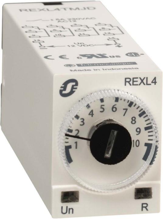 Produktbild Schneider Electric 4 CO On Delay timer 230V AC REXL4TMP7