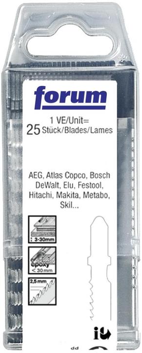 Produktbild Forum Professional Solutions Stichsägeblattbox T101B 25St HCS f.weiche Materialien