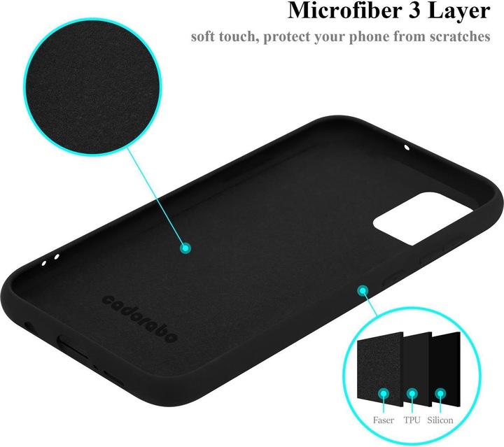 Actual product image Cadorabo TPU Liquid Silicone Case Cover (Samsung Galaxy A51 5G)