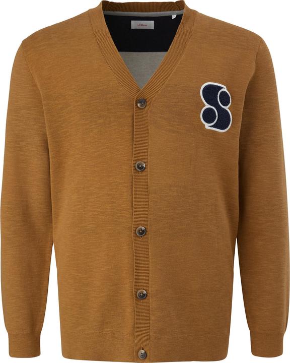 Produktbild s.Oliver Strickjacke Strick-Cardigan mit Knopfleiste (5XL)