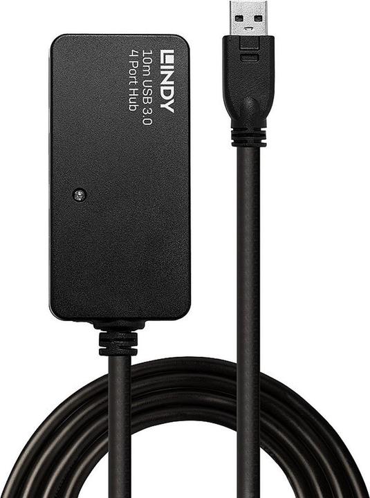 Actual product image Lindy USB 3.0 Active Extension Hub Pro (USB-A, 3 ports)