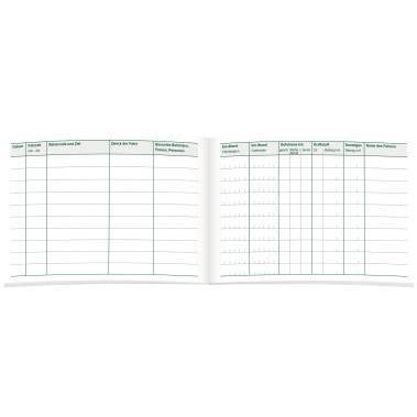 Rnk Fahrtenbuch Papierformat: DIN A6 quer Produktverwendung: PKW (32 x) (3119/2)